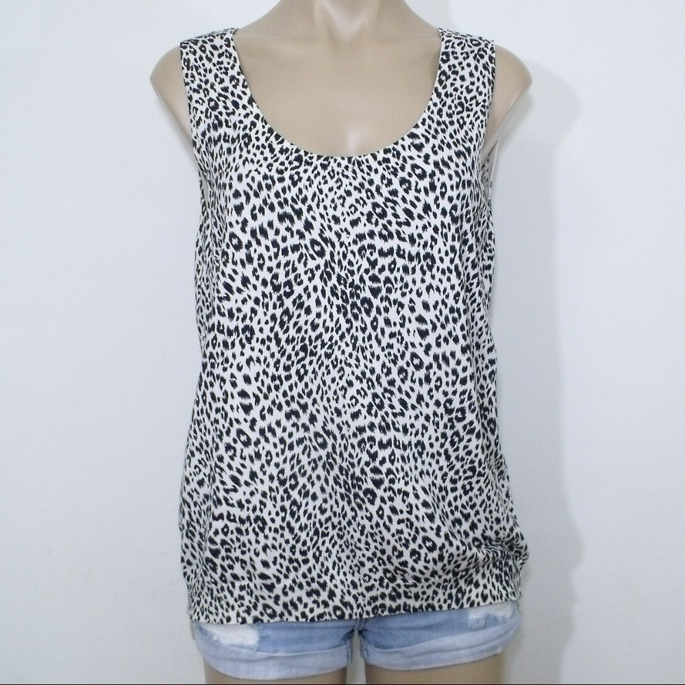 Josephine Chaus Sleeveless Leopard Print T…